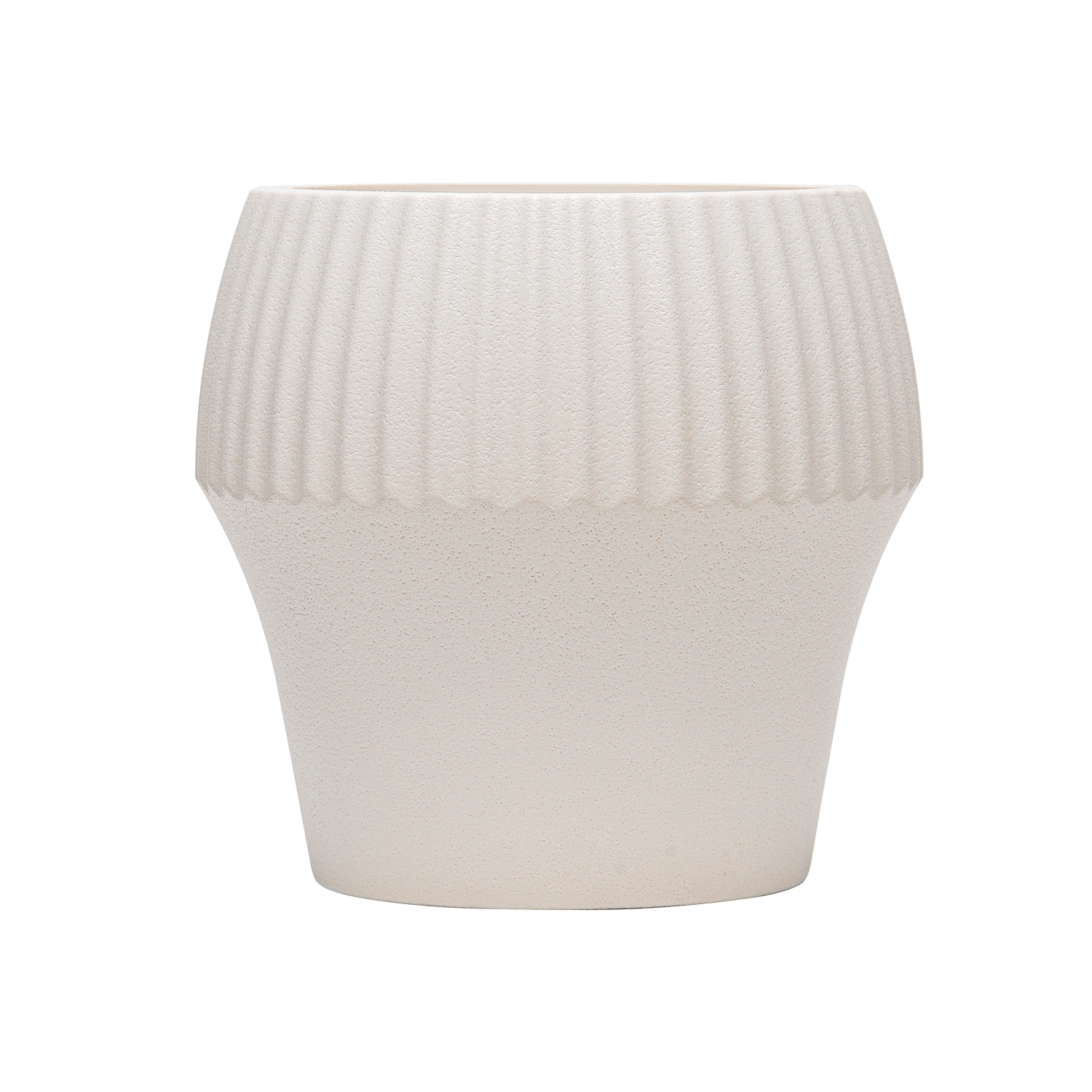 Pot de fleur en plastique